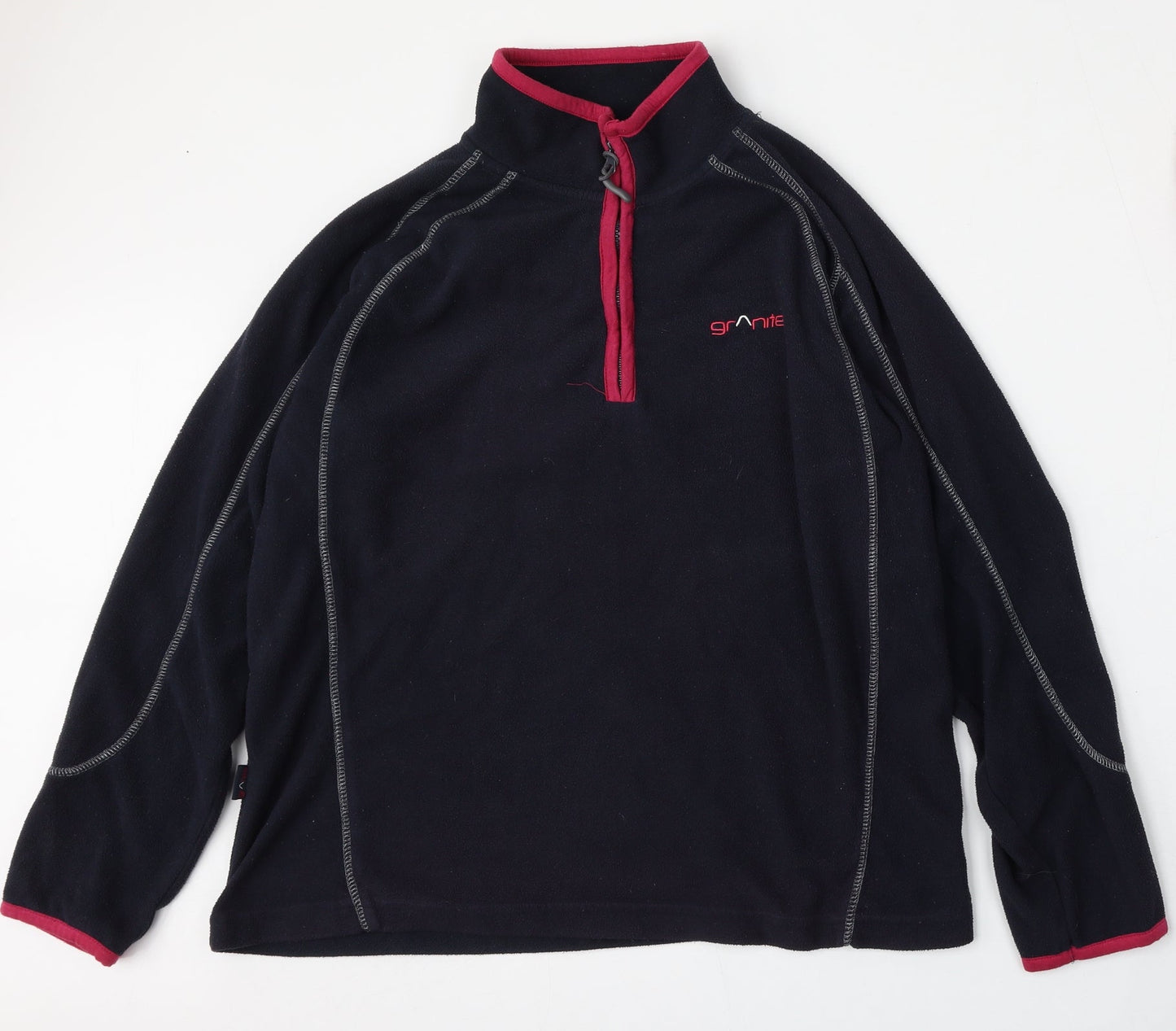 Granite Outdoors Womens Blue  Polyester Pullover Sweatshirt Size 12  Zip