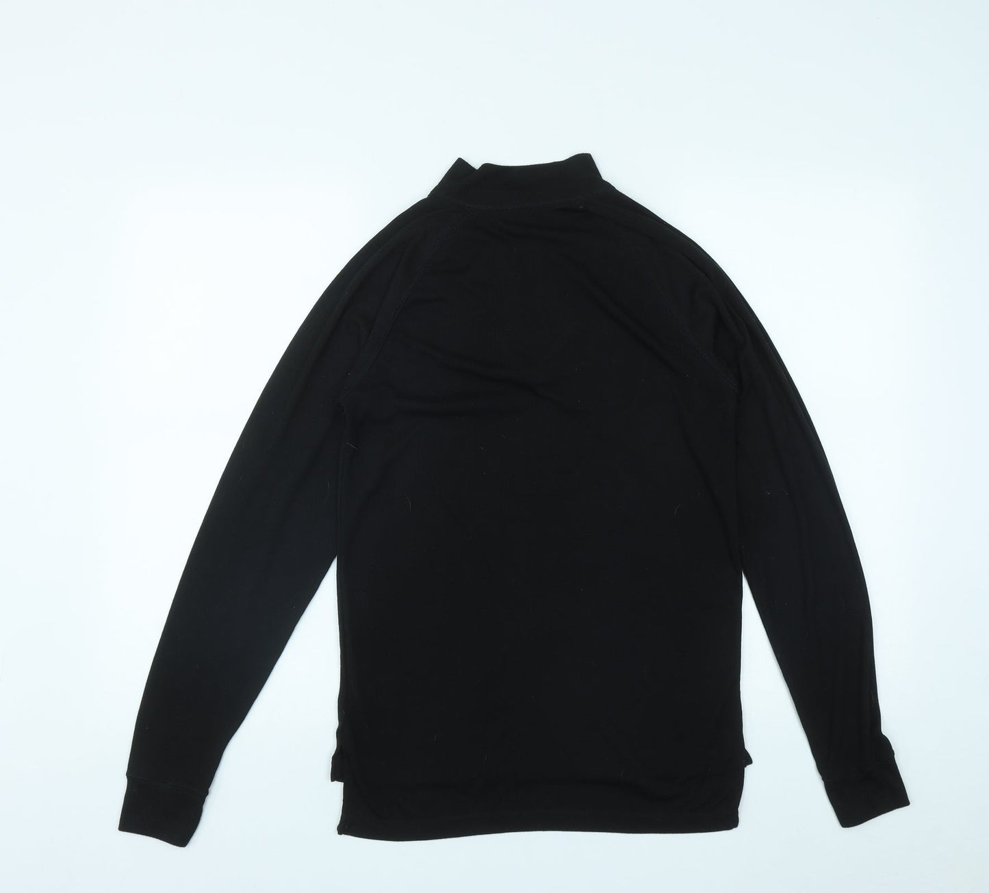 Parallel Mens Black  Polyester Pullover Sweatshirt Size S