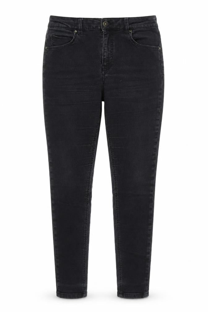 Monsoon Womens Black  Cotton Skinny Jeans Size 12 L27 in Regular Zip