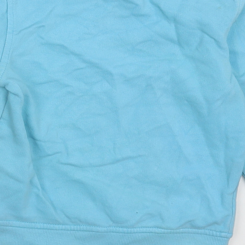 Geoge Boys Blue  Cotton Pullover Jumper Size 12-18 Months  Pullover