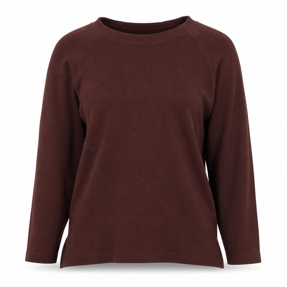 Instyle Womens Brown Round Neck  Polyester Pullover Jumper Size S