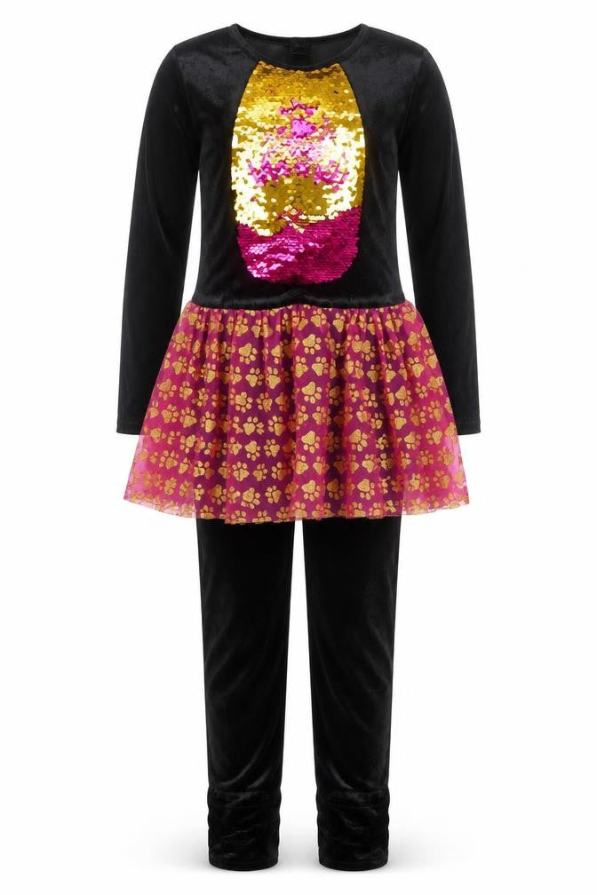 Preworn Girls Multicoloured  Polyester Jumpsuit One-Piece Size 9-10 Years   - fancy dress