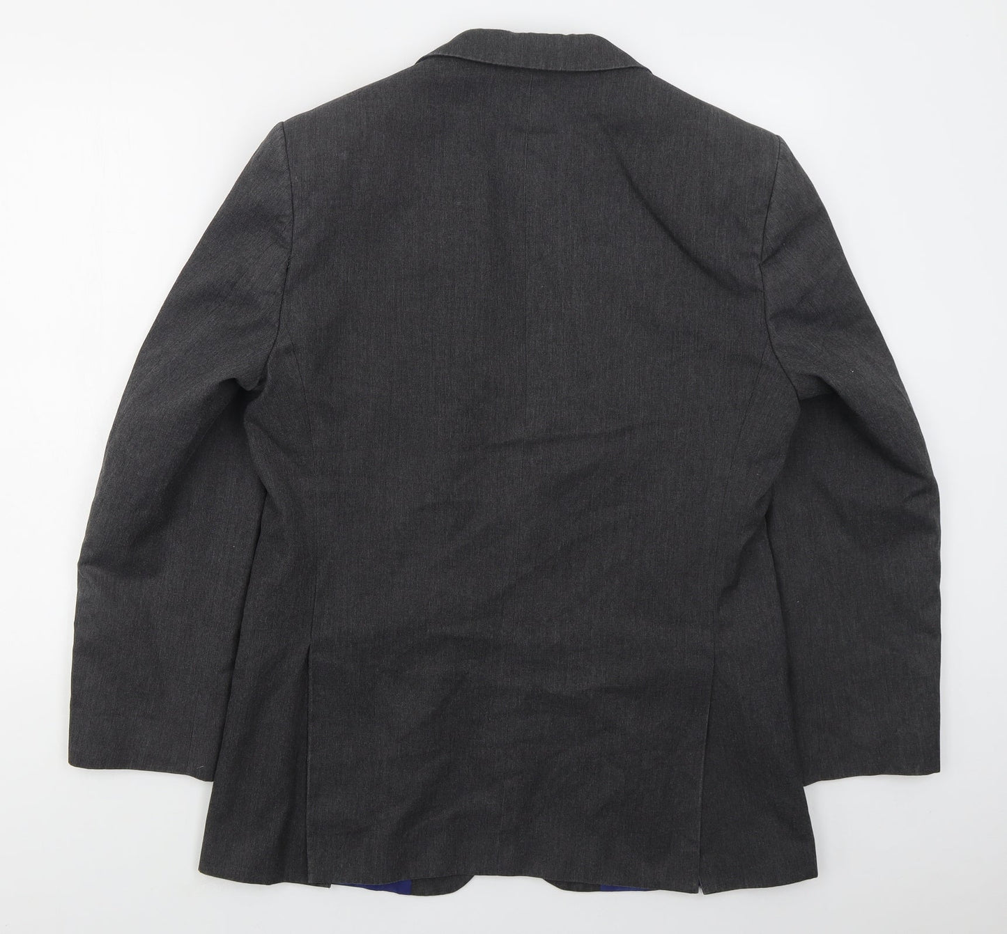 Marks and Spencer Mens Grey  Polyester Jacket Suit Jacket Size 40