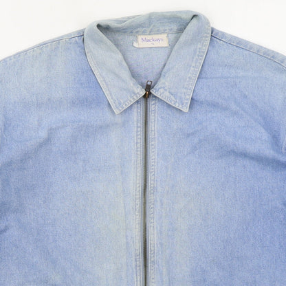 Mackays Womens Blue Jacket Zip Size S