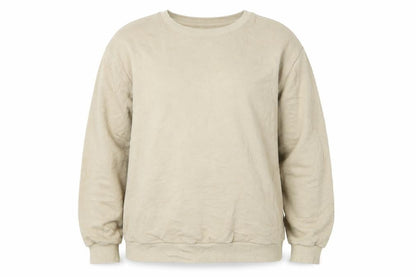 H&M Womens Beige  Cotton Pullover Sweatshirt Size S  Pullover