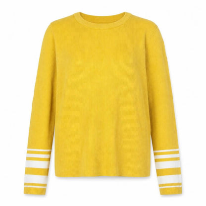 Candy Couture Girls Yellow Round Neck  Viscose Pullover Jumper Size 14 Years  Pullover