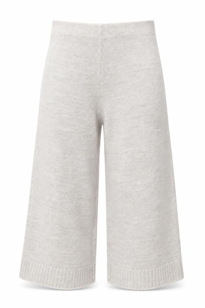 Preworn Womens Beige  Acrylic Cropped Trousers Size S L20 in Regular