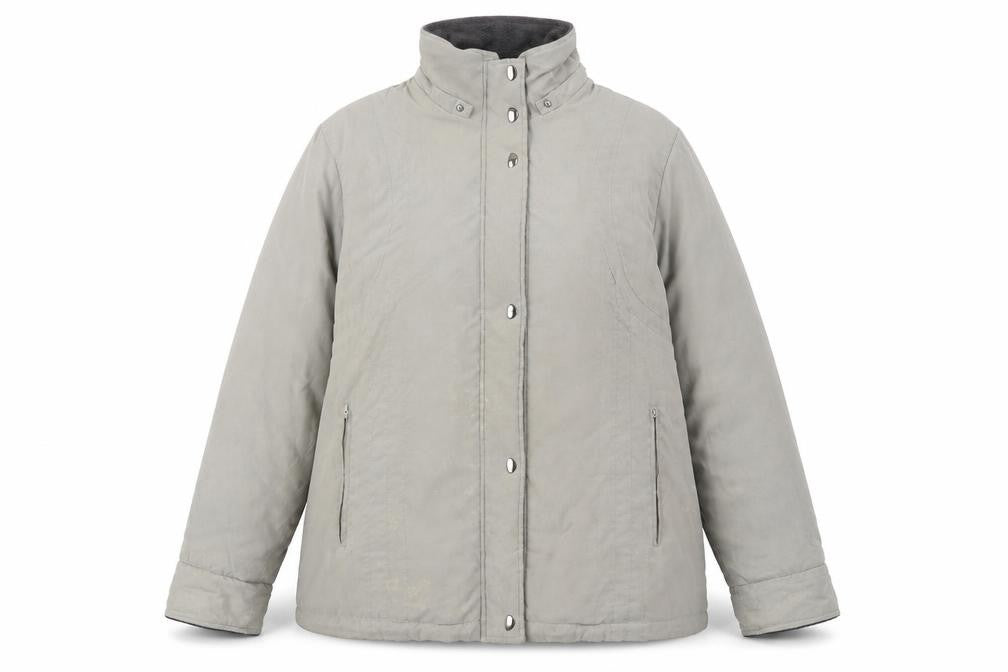 Papaya Womens Grey   Quilted Coat Size 18  Zip