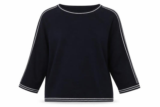 Wallis Womens Blue Scoop Neck  Viscose Pullover Jumper Size M