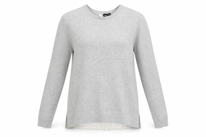 ASOS Womens Grey Crew Neck  Cotton Pullover Jumper Size 10