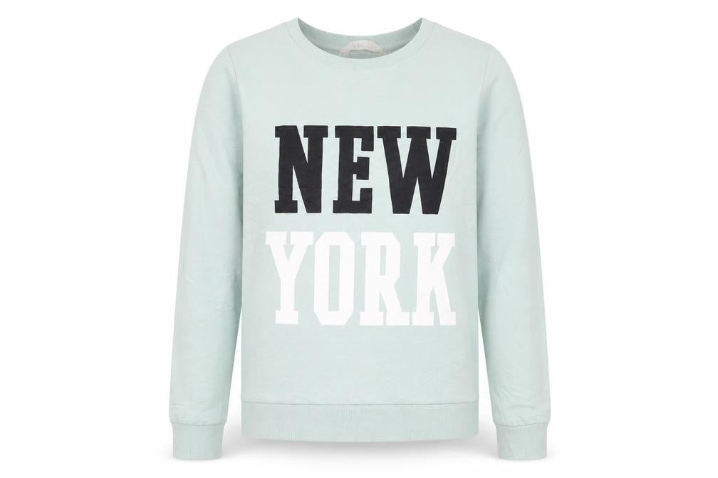H&M Girls Green  Cotton Pullover Sweatshirt Size 13-14 Years  Pullover - New York