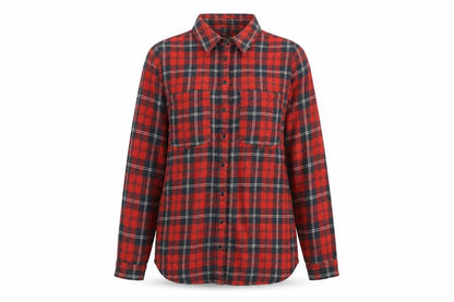 River Island Womens Multicoloured Check 100% Cotton Jersey Button-Up Size 8 Collared