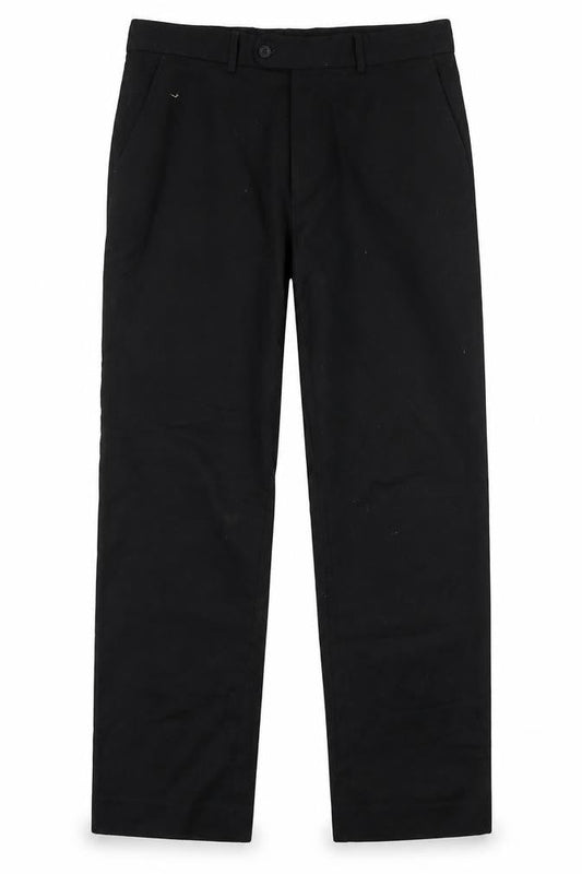 Taylor & Wright Mens Black  Polyester Trousers  Size 34 in L28 in Regular Zip