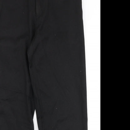 Taylor & Wright Mens Black  Polyester Trousers  Size 34 in L28 in Regular Zip