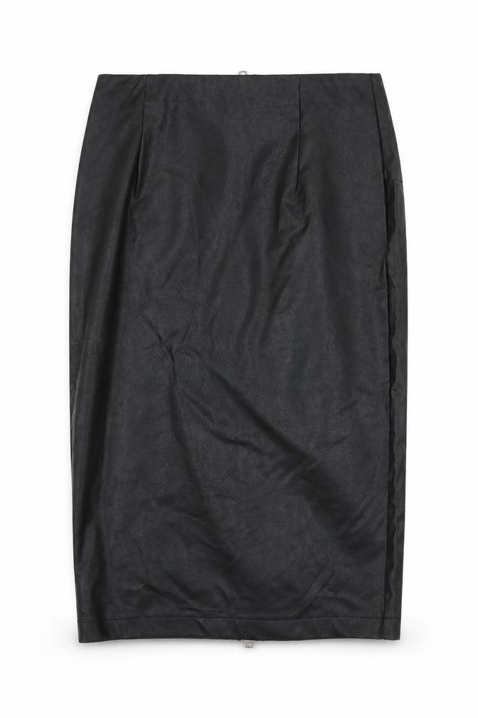 Cherry Koko Womens Black  Polyester Straight & Pencil Skirt Size M   Zip
