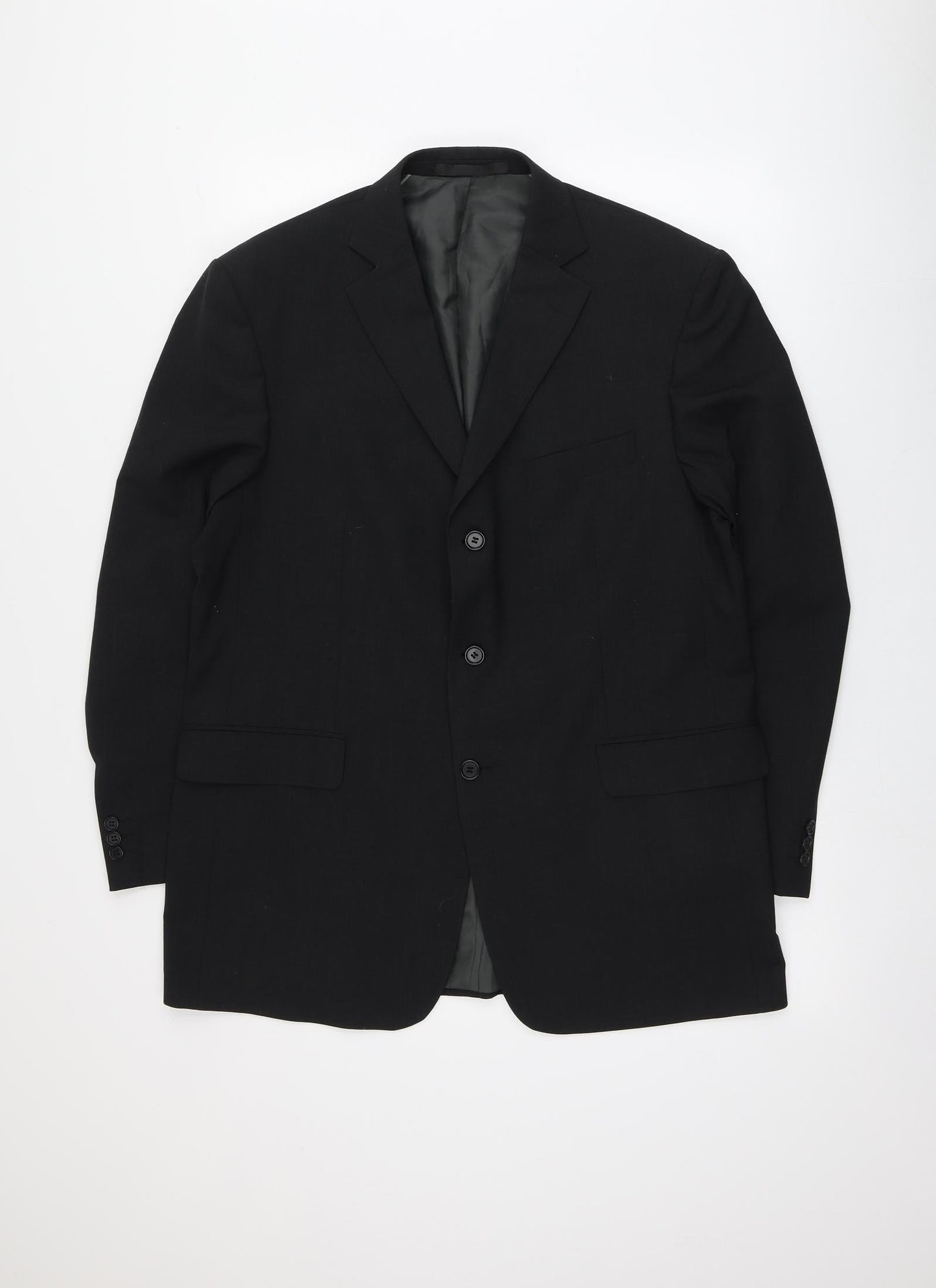 M&S Mens Black   Jacket  Size M