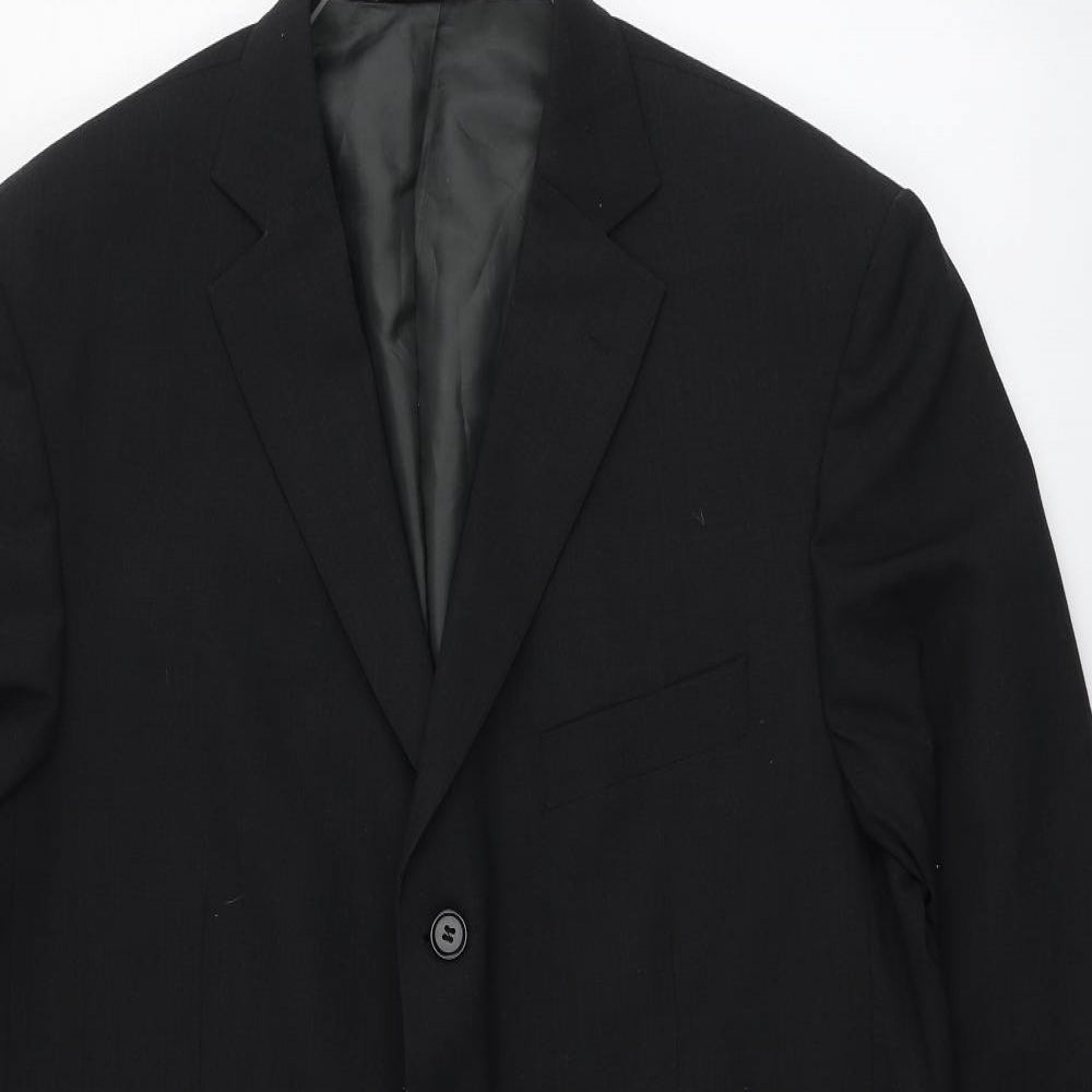 M&S Mens Black   Jacket  Size M