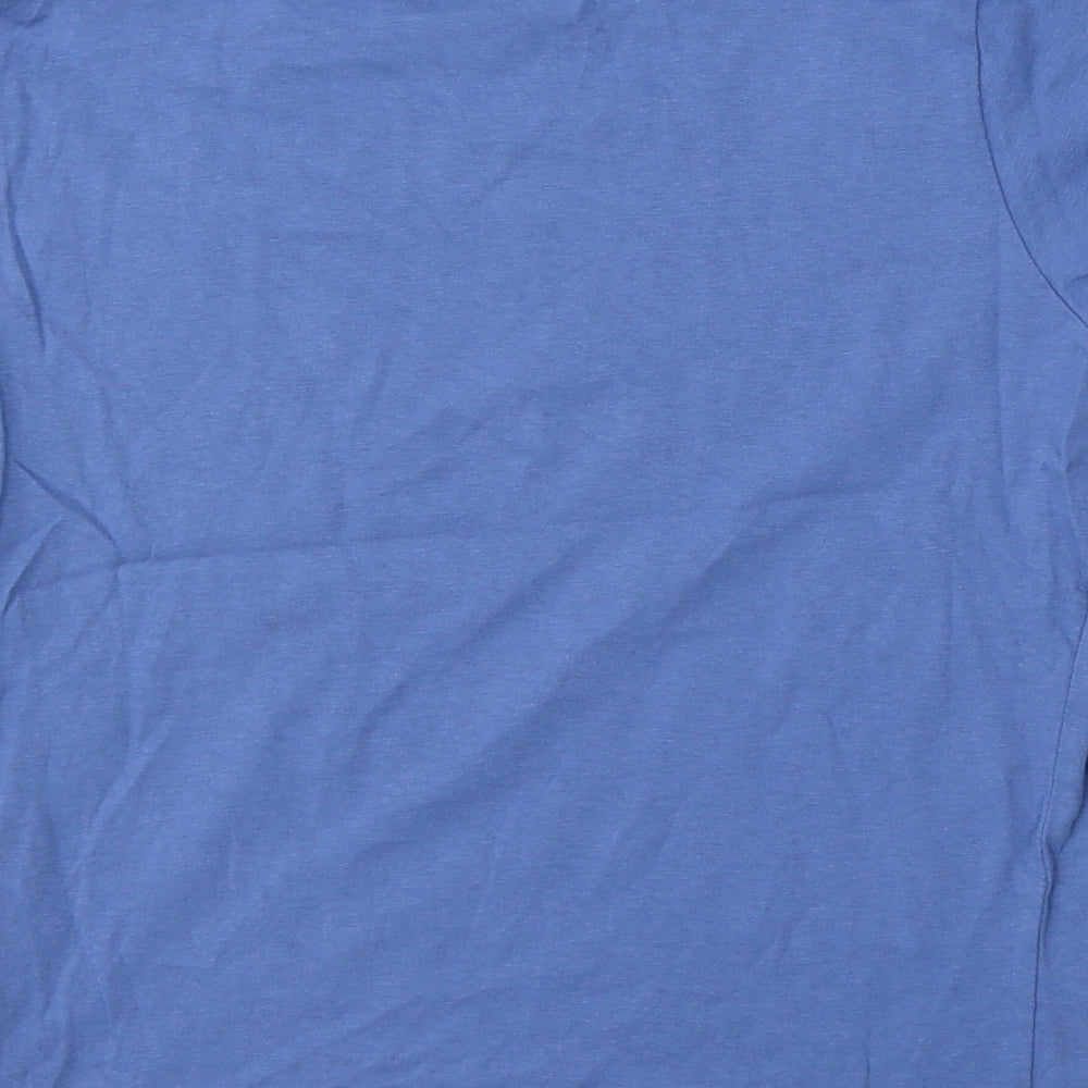 Primark Boys Blue  Polyester Basic T-Shirt Size 8-9 Years Round Neck