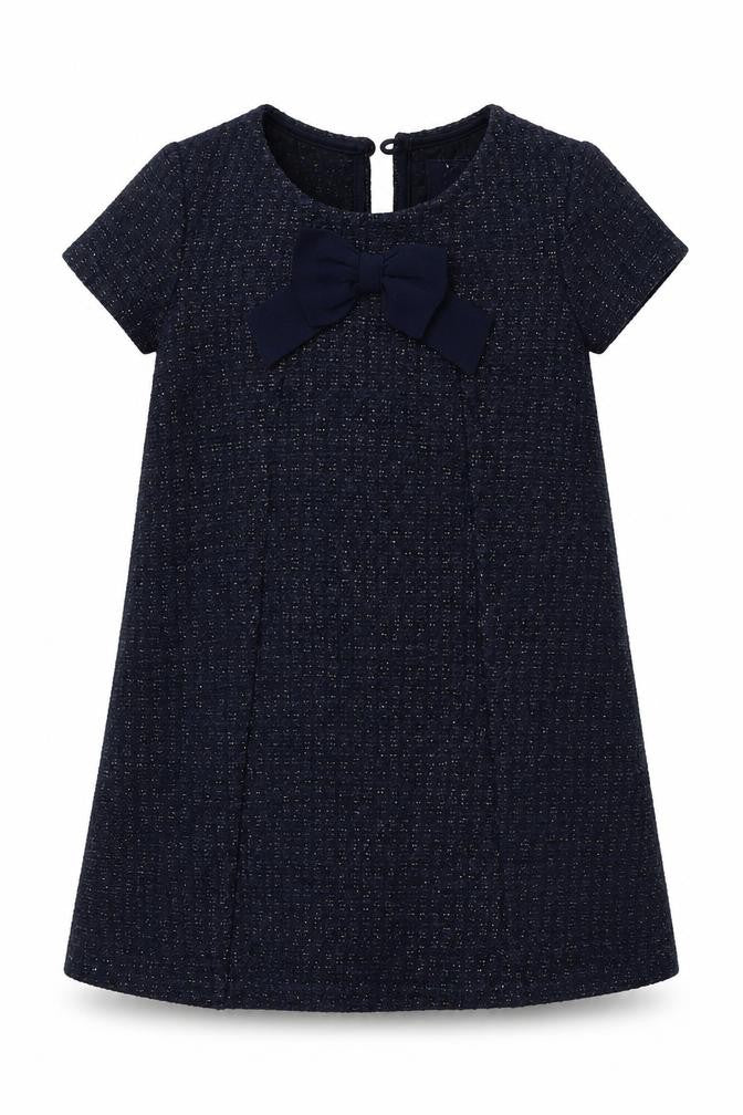 Young Dimension Girls Blue  Polyester Trapeze & Swing  Size 2-3 Years  Round Neck
