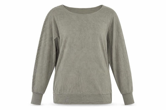 Tu Womens Green Boat Neck  Viscose Pullover Jumper Size L
