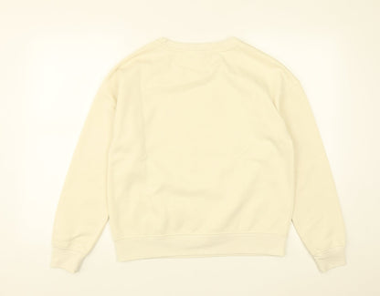 Preloved Primark Womens White Round Neck  Polyester Pullover Jumper Size XS   - Disney Mickey Mouse - Back