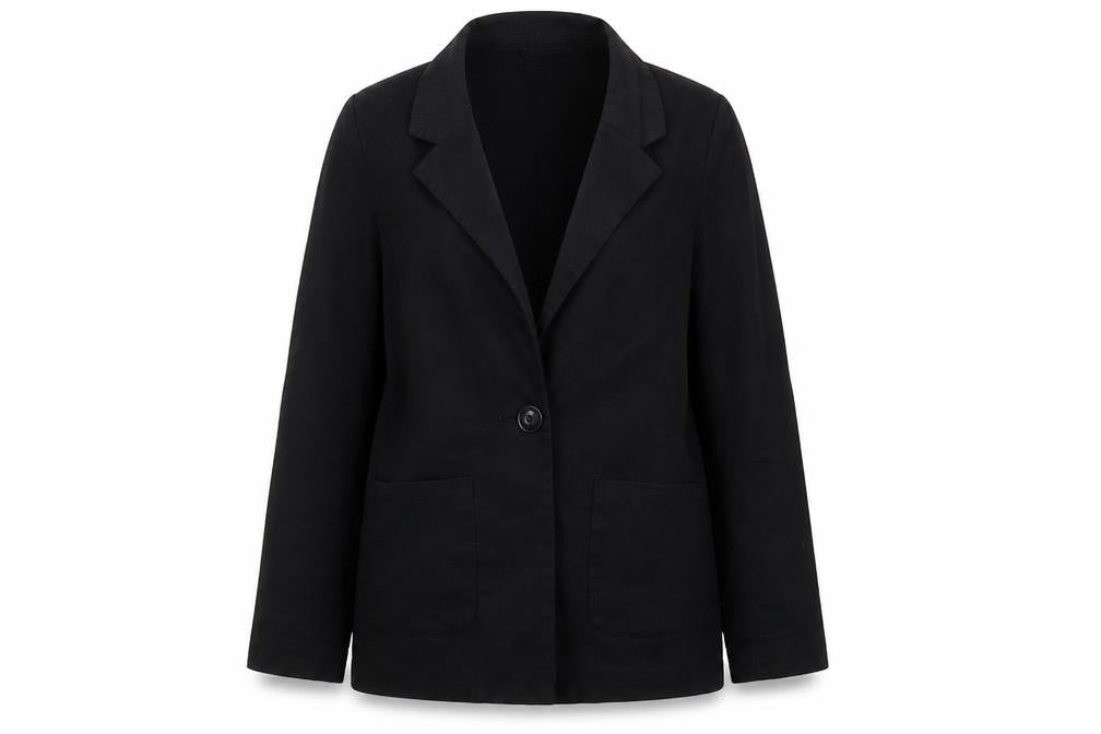 Divided Womens Black   Jacket  Size 6  Buckle