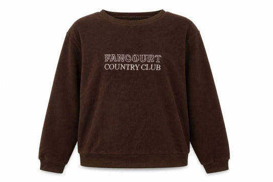 SHEIN Womens Brown Round Neck  Polyester Pullover Jumper Size M