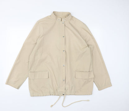 St Michael Womens Beige Jacket Size 18 Zip