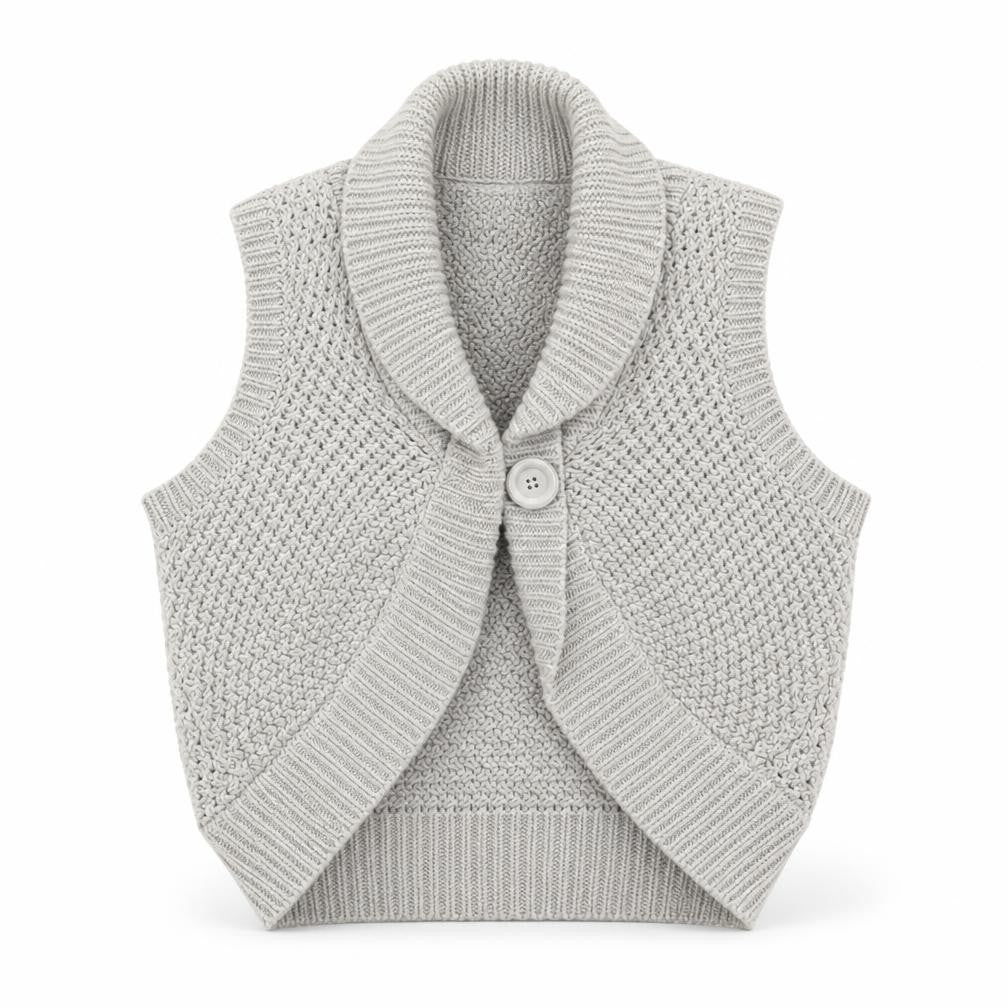 Marks & Spencer Womens Grey V-Neck  Acrylic Shrug Jumper Size 12