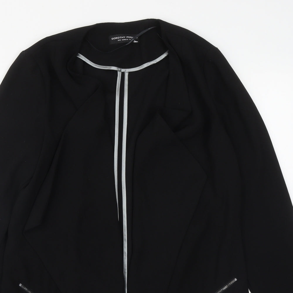 Dorothy Perkins Womens Black   Jacket  Size 10