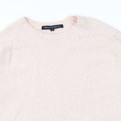 Preloved French Connection Womens Pink Round Neck  Polyester Pullover Jumper Size M - Detail