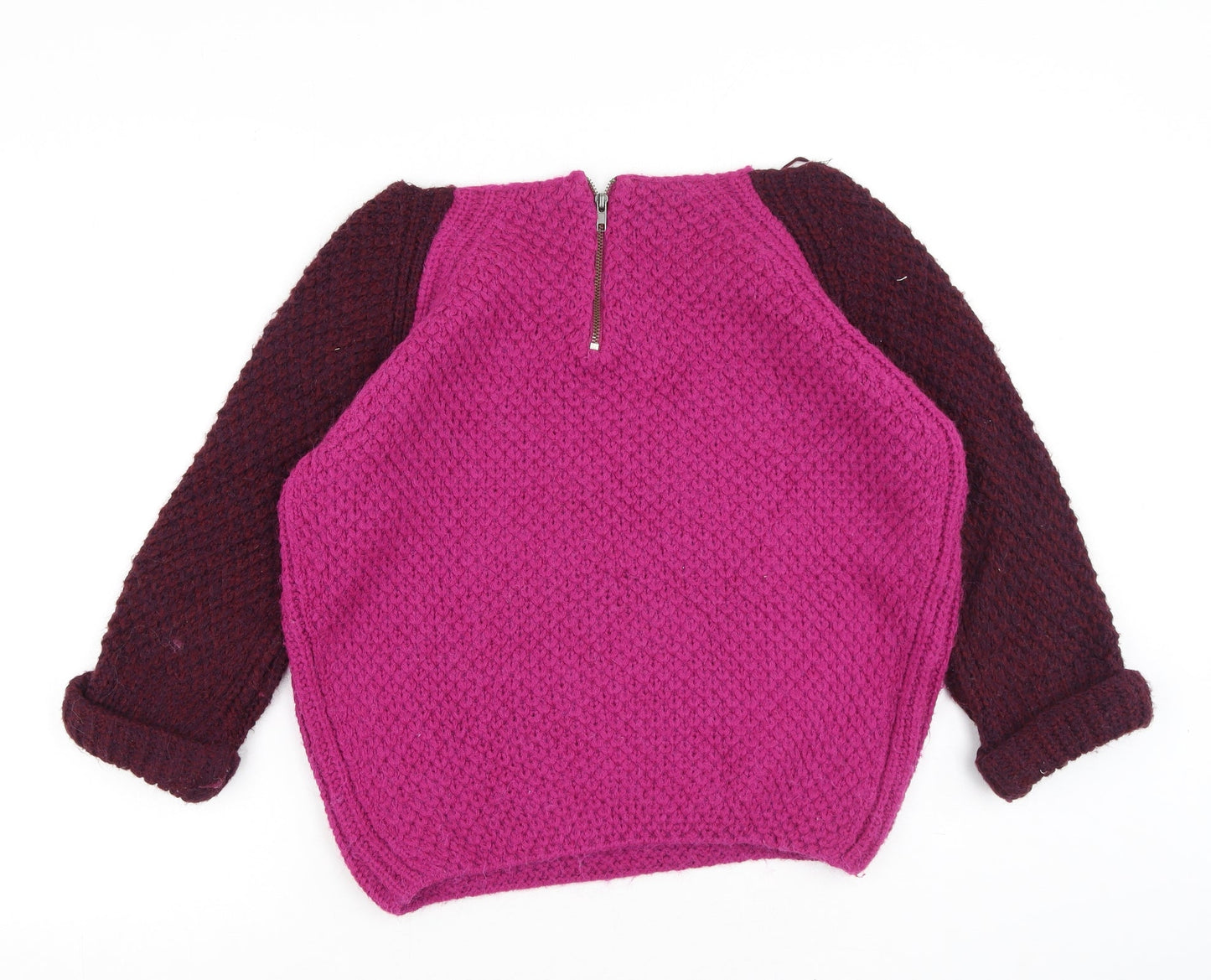 River Island  Womens Multicoloured Round Neck  Acrylic Pullover Jumper Size 10