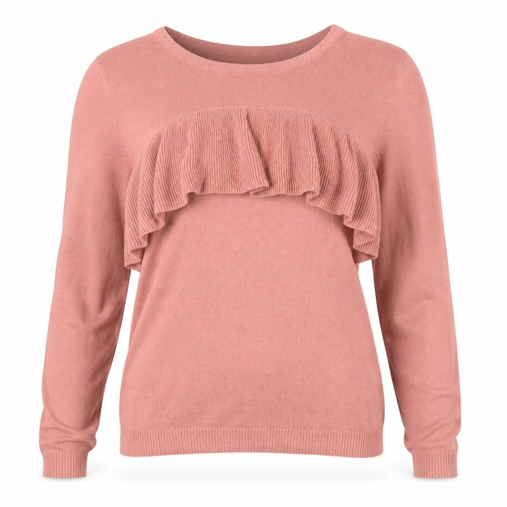 ASOS Womens Pink Round Neck  Cotton Pullover Jumper Size 12