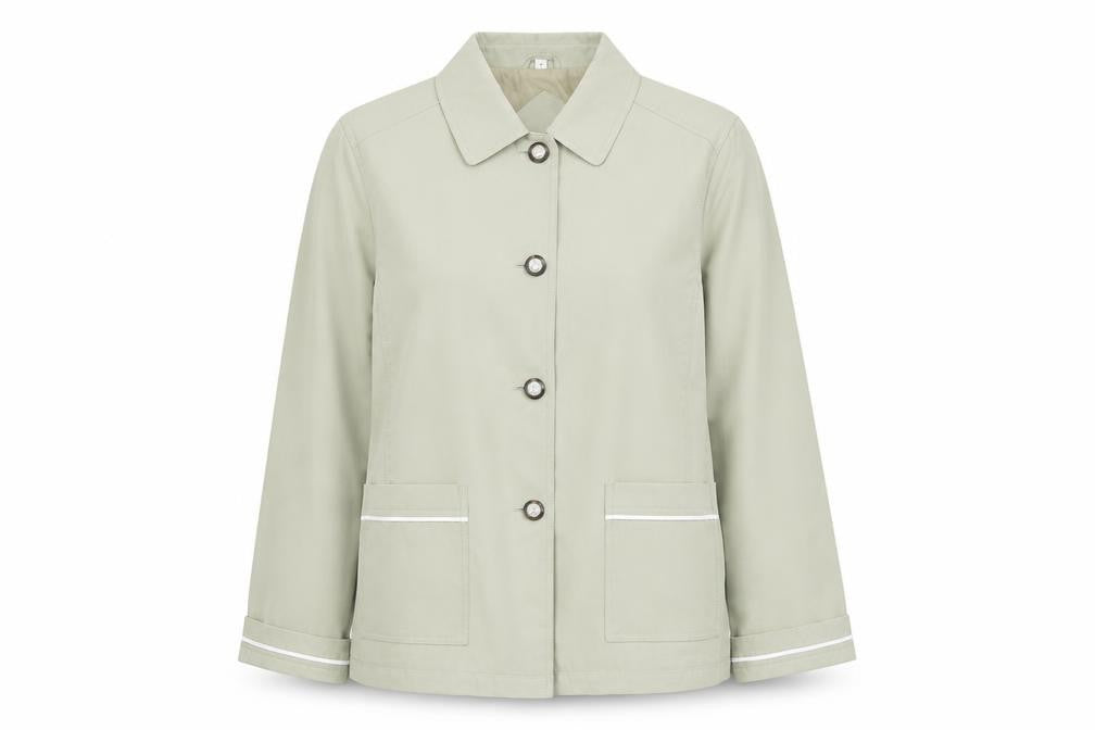 Micro Royale Womens Green   Jacket  Size 12  Button