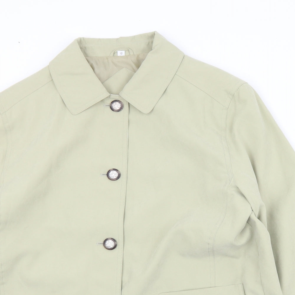 Micro Royale Womens Green   Jacket  Size 12  Button