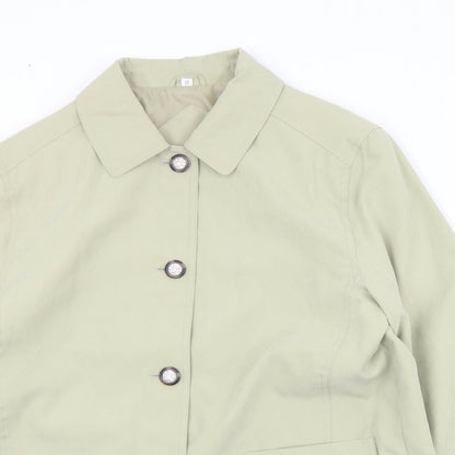 Micro Royale Womens Green   Jacket  Size 12  Button