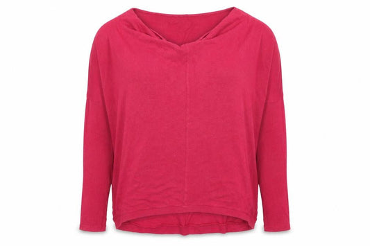 La Redoute Womens Pink  Cotton Pullover Sweatshirt Size 16  Pullover