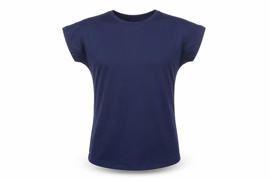 Dunnes Mens Blue  Polyester Basic T-Shirt Size S Crew Neck Pullover