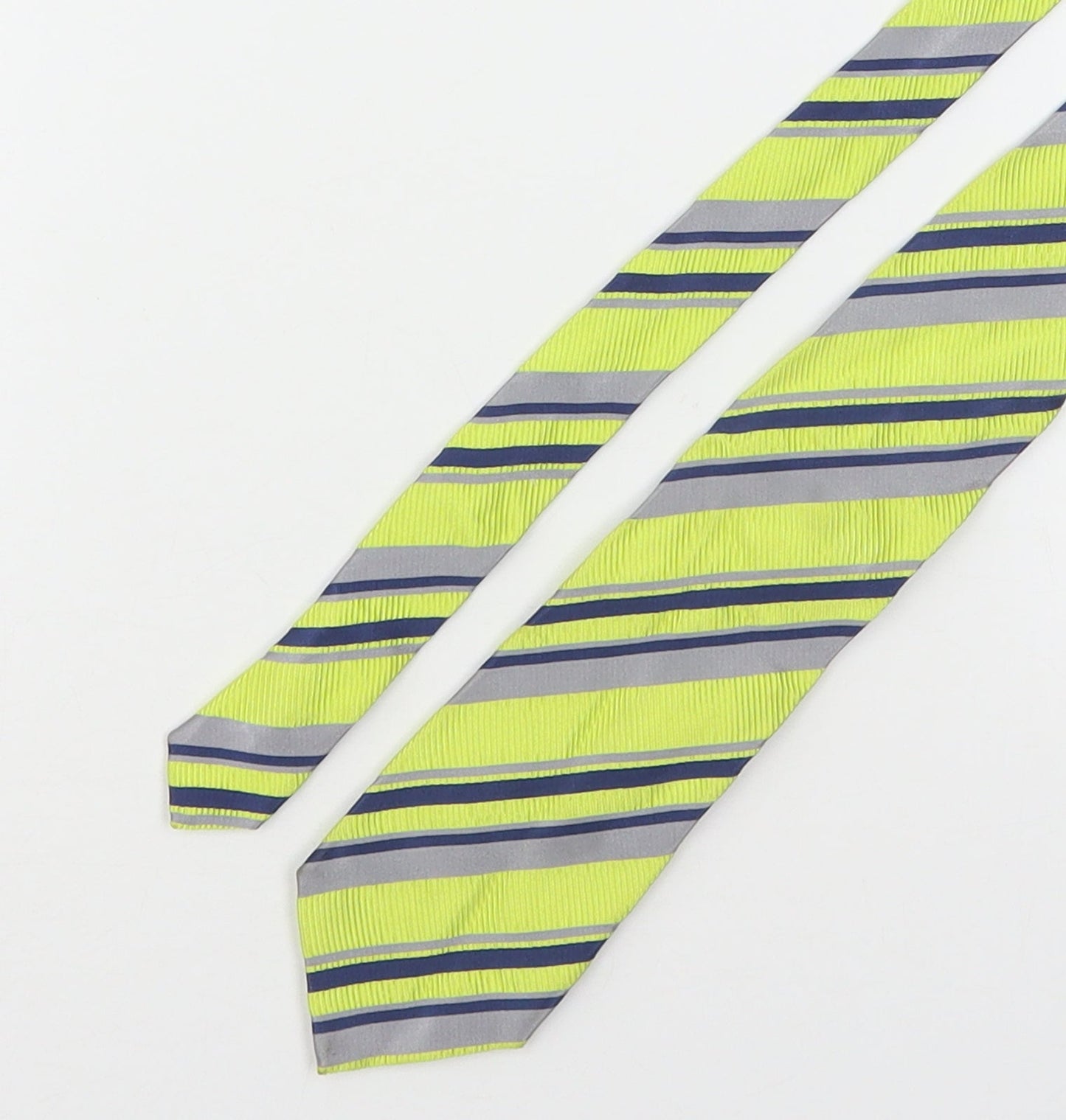 Van Laack Mens Multicoloured Striped Silk Pointed Tie One Size