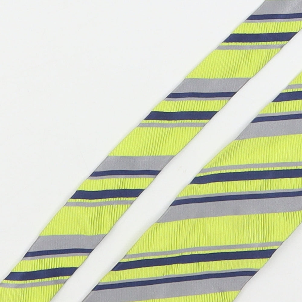 Van Laack Mens Multicoloured Striped Silk Pointed Tie One Size