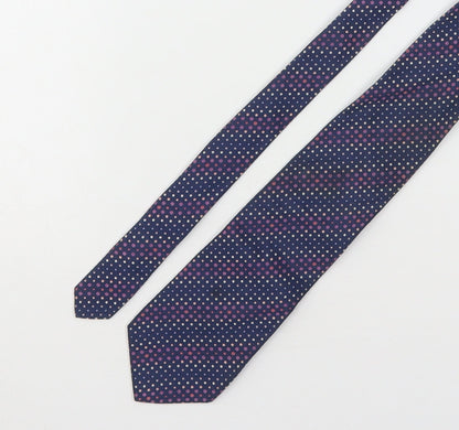 Marks & Spencer Mens Multicoloured Polka Dot Silk Pointed Tie One Size