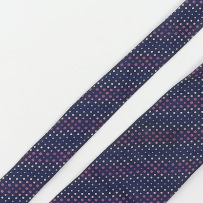 Marks & Spencer Mens Multicoloured Polka Dot Silk Pointed Tie One Size