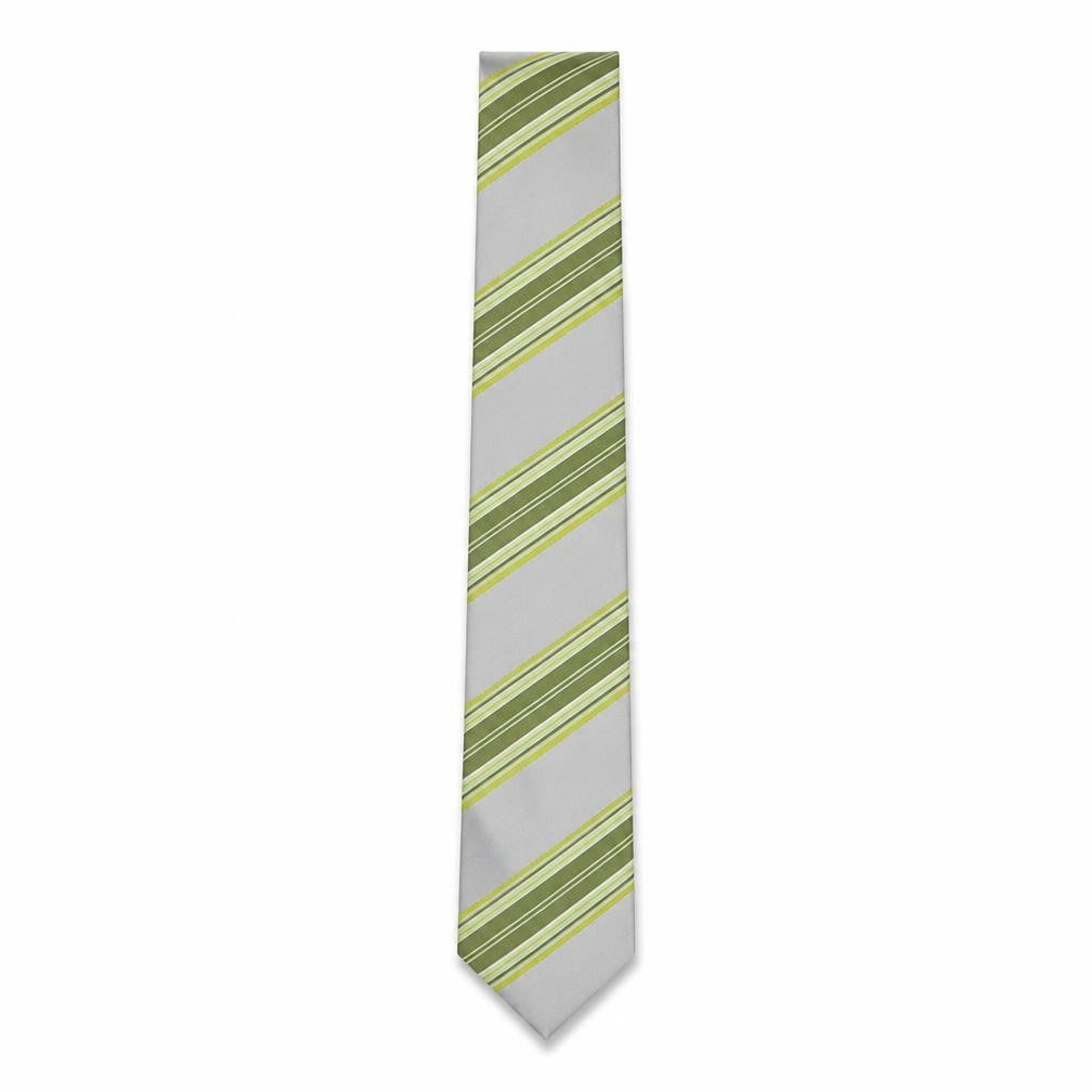 Michelsons Mens Multicoloured Striped Silk Pointed Tie One Size