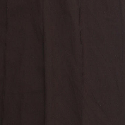 Preloved Classic Womens Brown  Polyester Trousers  Size 14 L27 in Regular - Detail