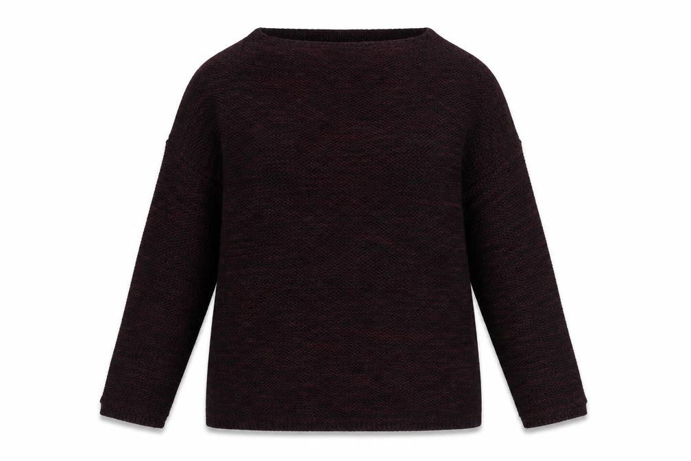 Atmosphere Womens Red Boat Neck  Acrylic Pullover Jumper Size 8