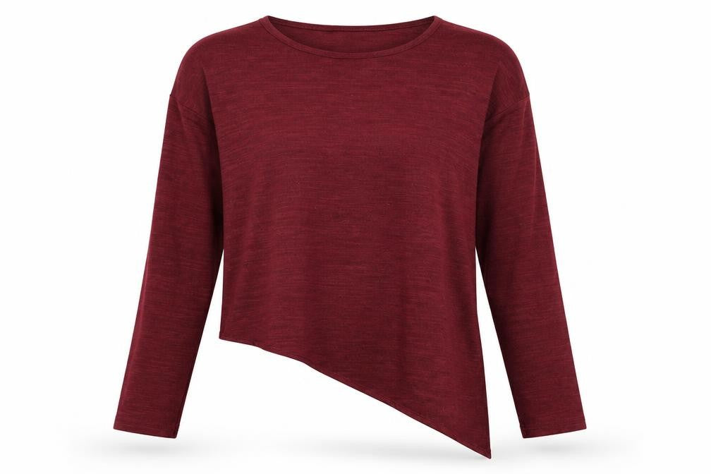OVS Womens Red Round Neck  Polyester Pullover Jumper Size M