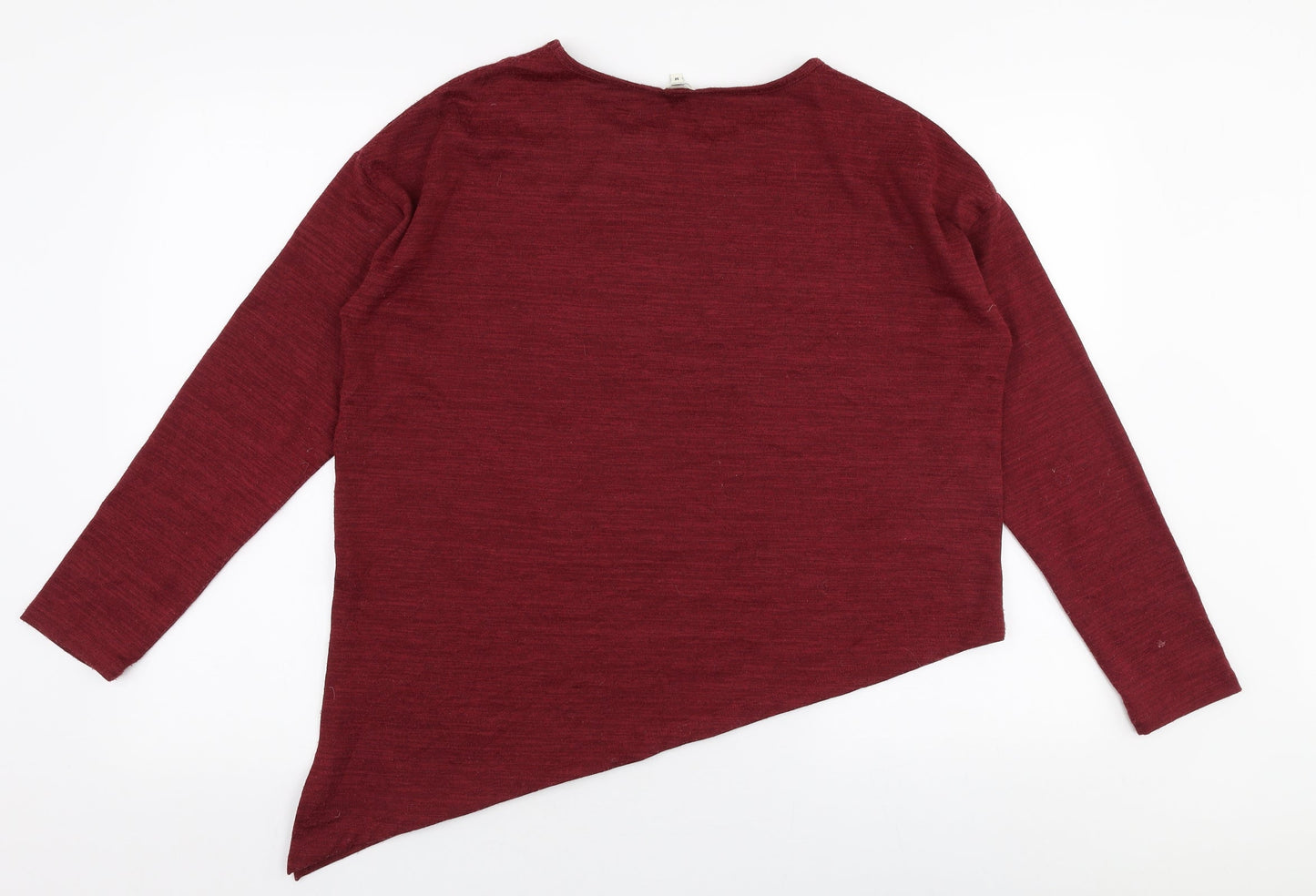 OVS Womens Red Round Neck  Polyester Pullover Jumper Size M
