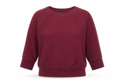 French Connection Womens Purple Crew Neck  Cotton Pullover Jumper Size XS