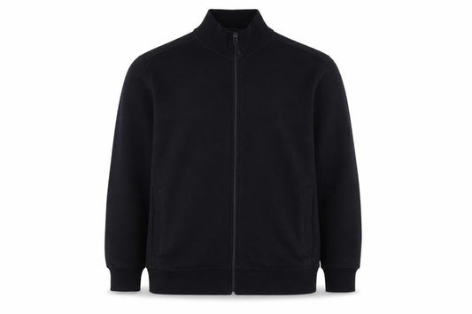 BM Mens Blue  Polyester Full Zip Sweatshirt Size XL