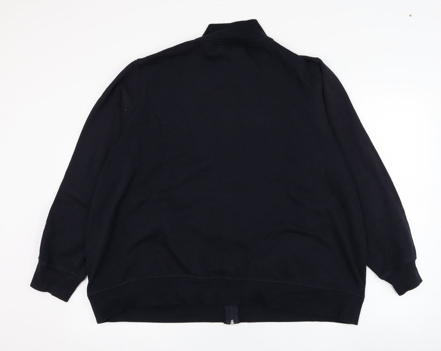 BM Mens Blue  Polyester Full Zip Sweatshirt Size XL